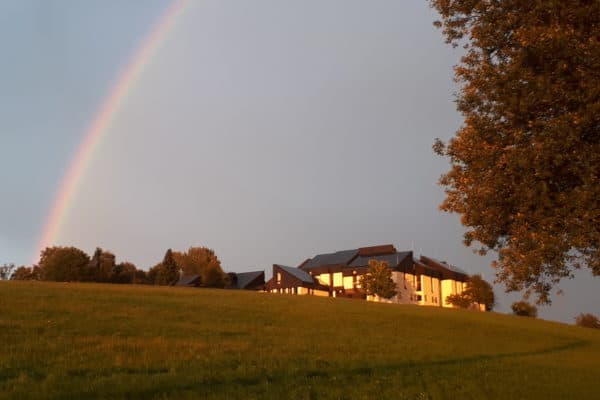 Regenbogen über Moriah, Foto Löhr